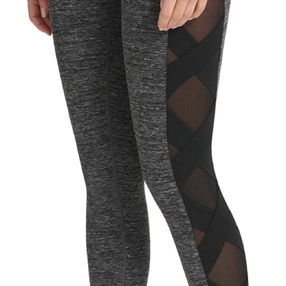 DKNY Women's Leggings with Mesh Detail